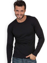 BASIC COTTON Free Spirit Premium Quality 100% Brushed Cotton Men's Long Sleeve Made in Italy (952)